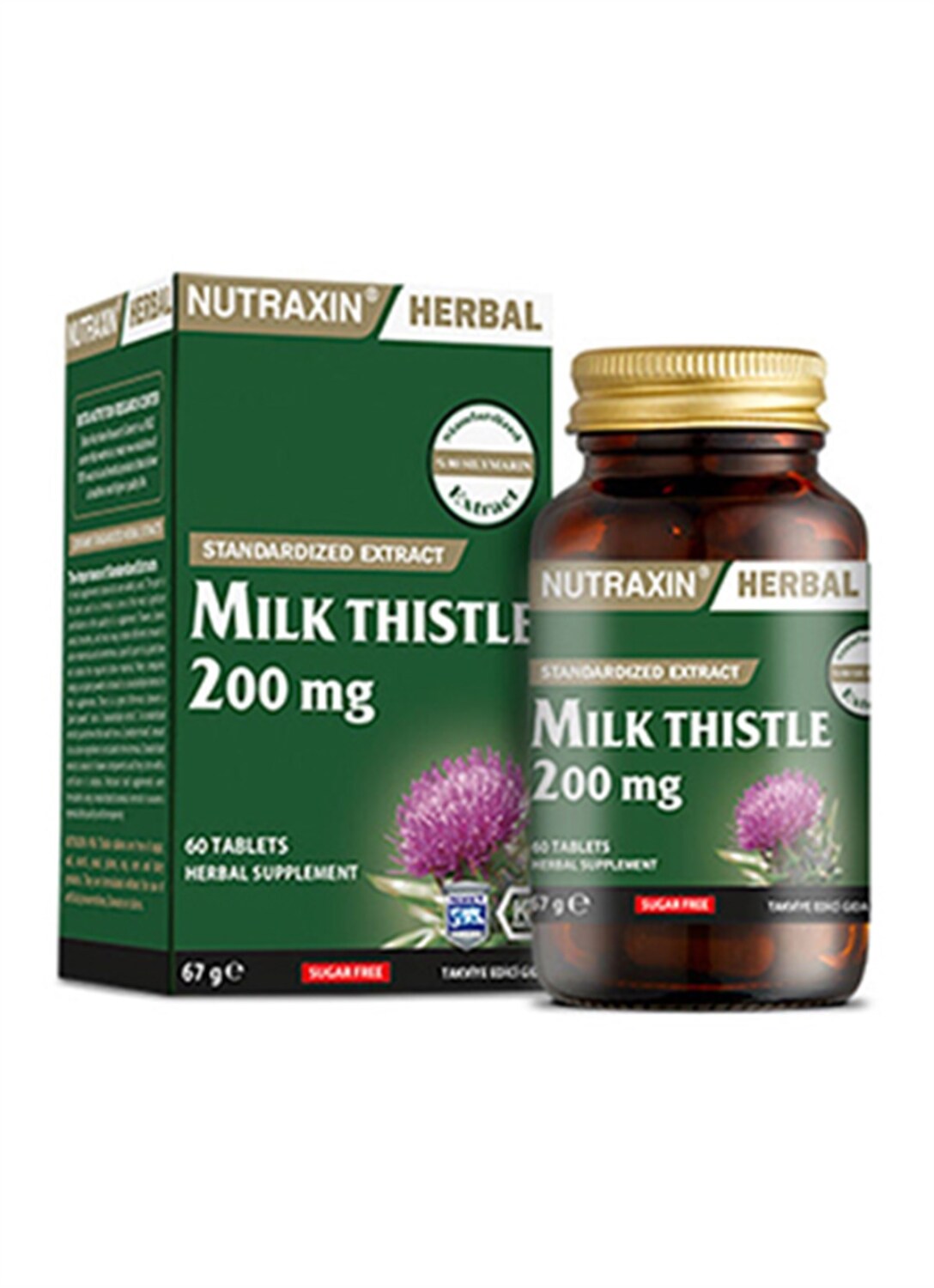 Nutraxin Milk Thistle 200 mg 60 Tablet - 1