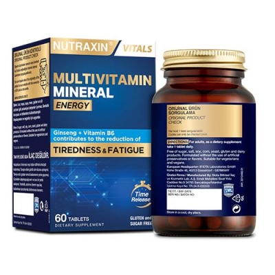 Nutraxin Multivitamin Mineral Energy 60 Tablet - 1