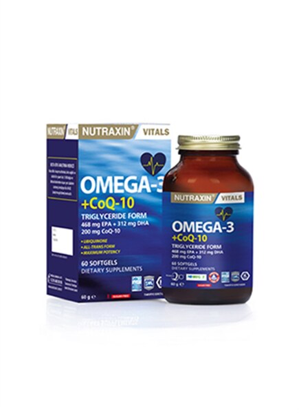 Nutraxin Omega-3 + CoQ-10 60 Softjel - 1