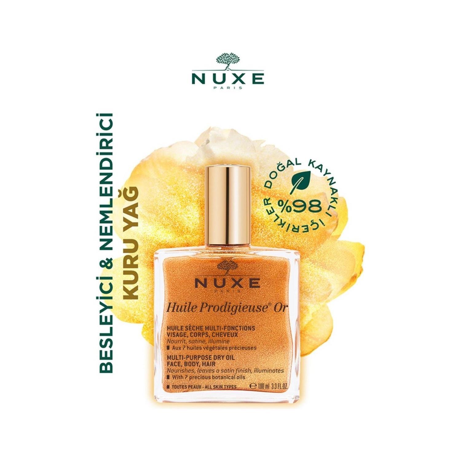 Nuxe Huile Prodigieuse Or 100 ml Çok Amaçlı Kuru Yağ - 3