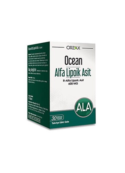 Ocean Alfa Lipoik Asit 600 mg 30 Kapsül - 1