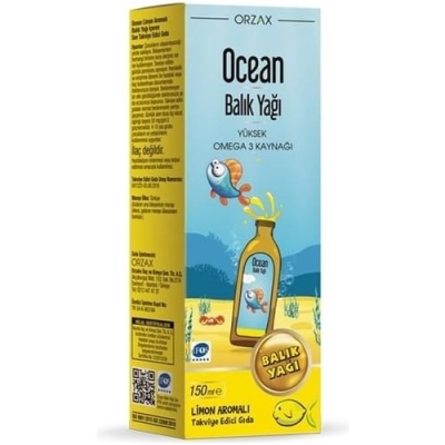 Ocean Balık Yağı Şurubu 150ml (Limonlu) - 1