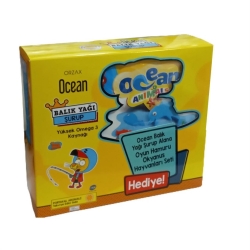 Ocean Balık Yağı Şurubu Portakal 150ml + Oyun Hamuru Hediye - 1