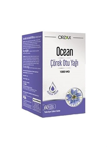 Ocean Çörek Otu Yağı 1000 mg 60 Kapsül - 1