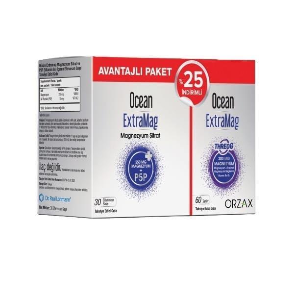 Ocean Extramag 30 Saşe + Ocean Extramag Threog 60 Tablet - 1