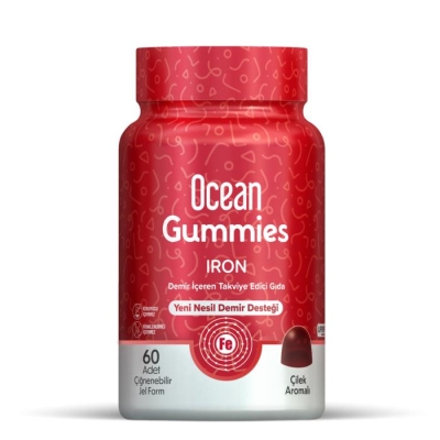 Ocean Gummies Iron 60 Çiğneme Formu - 1