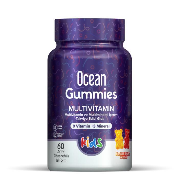 Ocean Kids Multivitamin 60 Çignenebilir Jel Form - 1