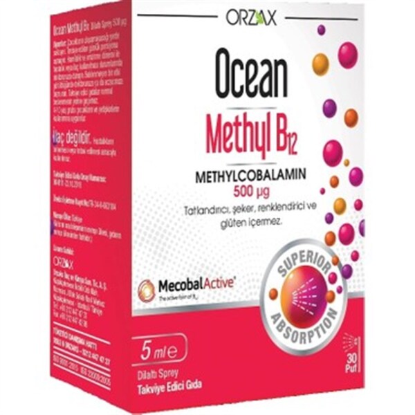 Ocean Methyl B12 500 mg 5 ml sprey - 1