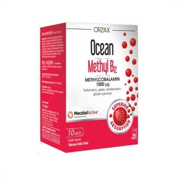 Ocean Methyl B12 Dilaltı Spreyi 10 ml - 1