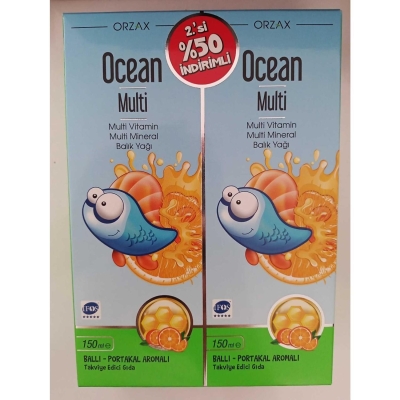 Ocean Multi Balık Yağı 2'li 150 ml Şurup - 1