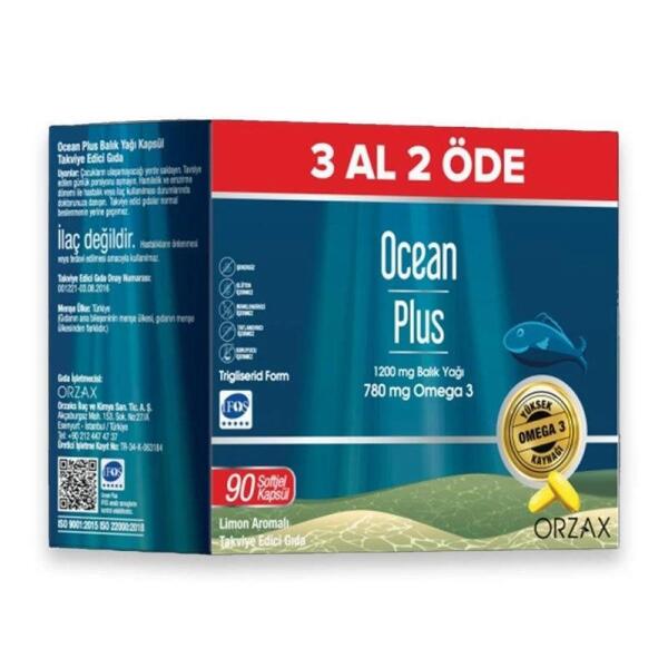 Ocean Plus 3 Al 2 Öde 90 Kapsül - 1