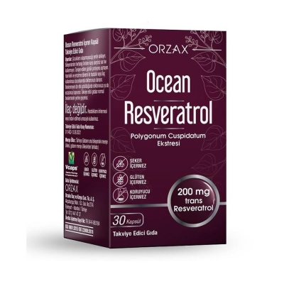 Ocean Resveratrol 200 mg 30 Kapsül - 1