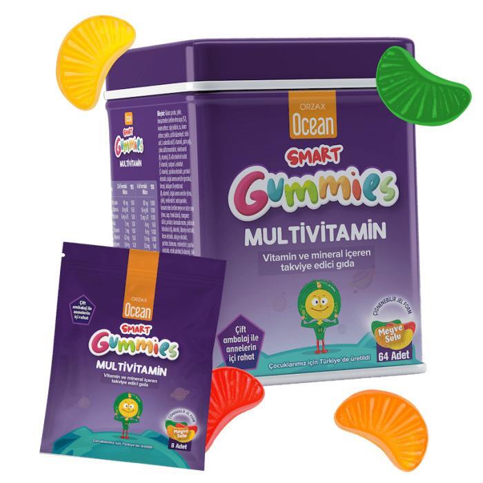 Ocean Smart Gummies Multivitamin 64 Çiğnenebilir Jel Form - 1