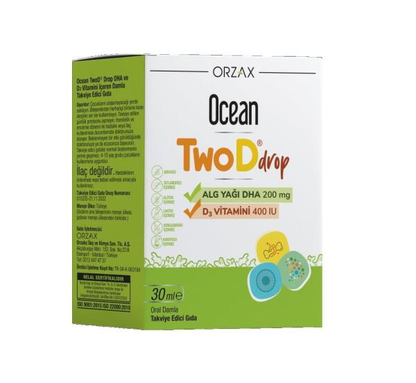 Ocean Twod Drop D3 Vitamini 400 IU 30 ml - 1