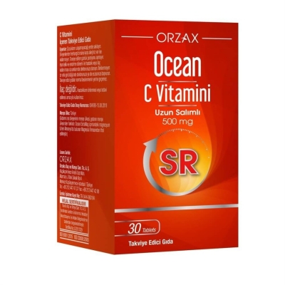 Ocean Vitamin C-SR Uzun Salımlı 30 Tablet - 1