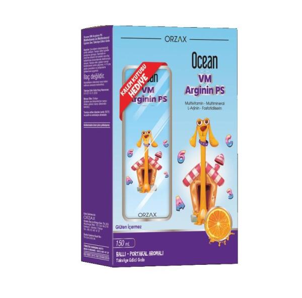 Ocean VM Arginin PS 150 ml Şurup Kalemlik Hediyeli - 1