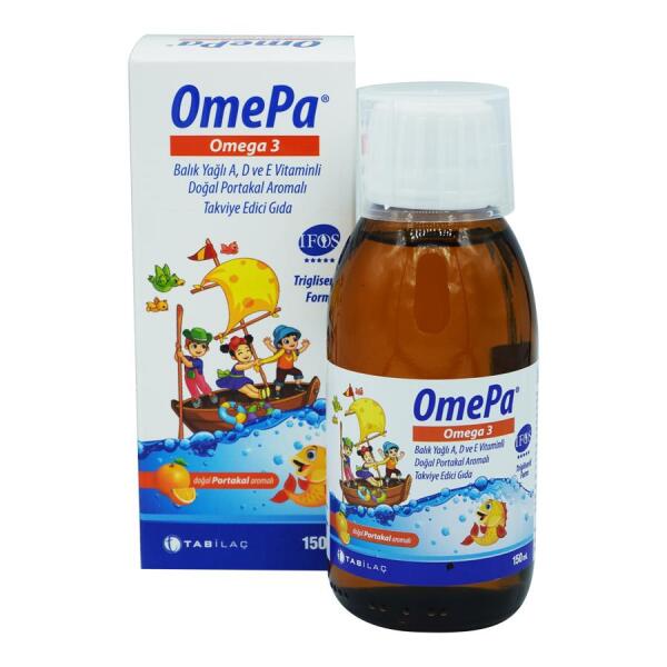 Omepa Omega 3 Portakal Aromalı Şurup 150 ml - 1