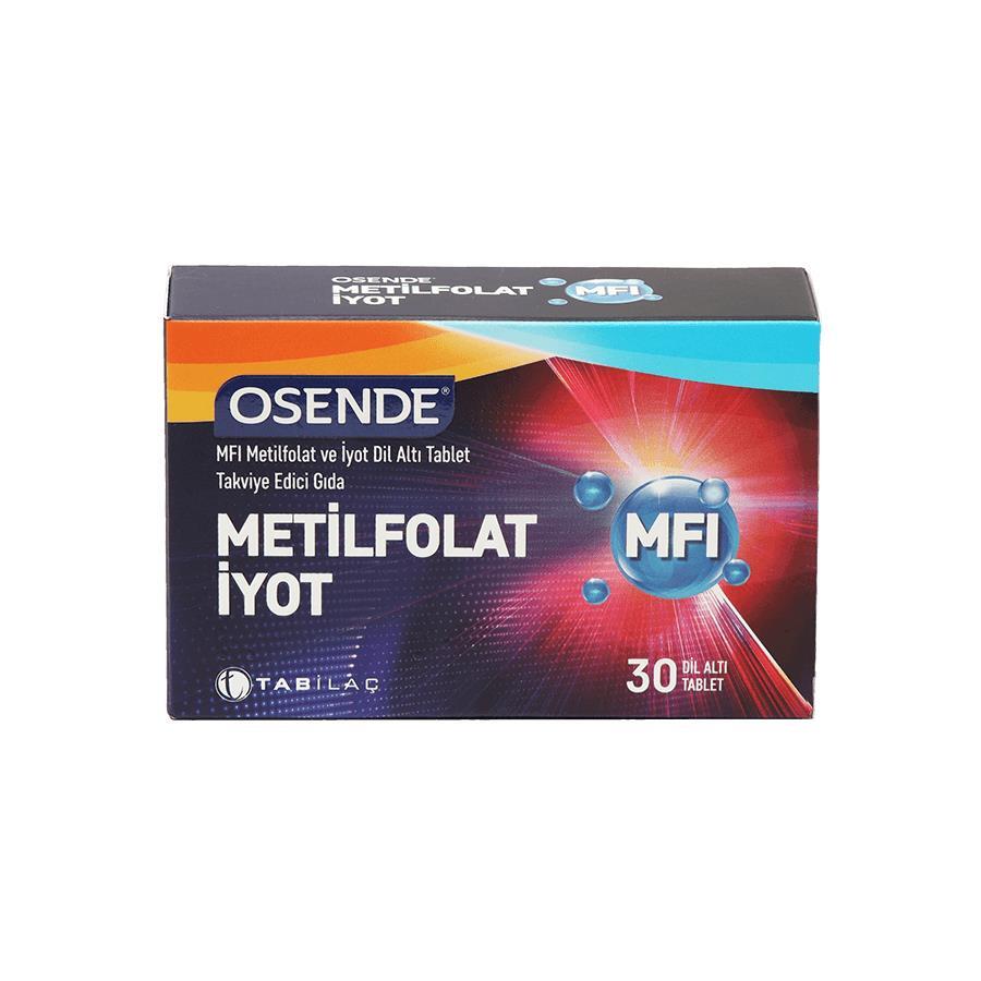 Osende Metilfolat İyot 30 Dil Altı Tablet - 1