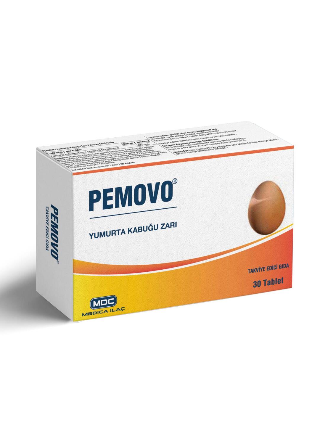 Pemovo Yumurta Kabuğu Zarı 30 Tablet - 1