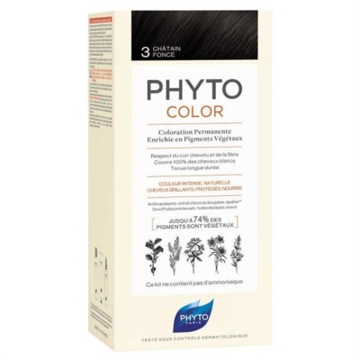 Phyto Phytocolor Bitkisel Saç Boyası - 3 Koyu Kestane - 1