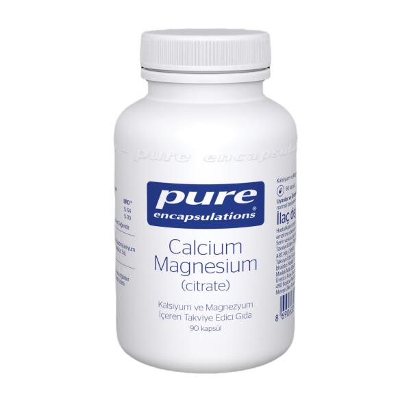 Pure Encapsulations Calcium Magnesium Citrate 90 Kapsül - 1