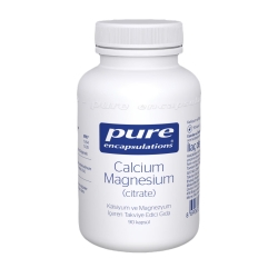 Pure Encapsulations Calcium Magnesium Citrate 90 Kapsül - 1