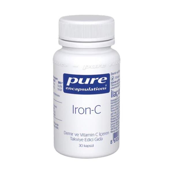 Pure Encapsulations Iron-C 30 Kapsül - 1