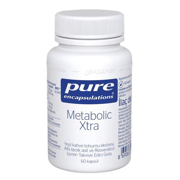 Pure Encapsulations Metabolic Xtra 60 Kapsül - 1