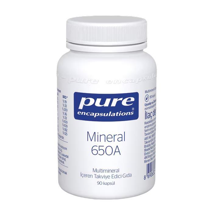 Pure Encapsulations Mineral 650A 90 Kapsül - 1