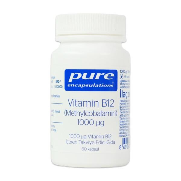 Pure Encapsulations Vitamin B12 1000 Mcg 60 Kapsül - 1