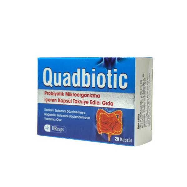 Quadbiotic Probiyotik 20 Kapsül - 1