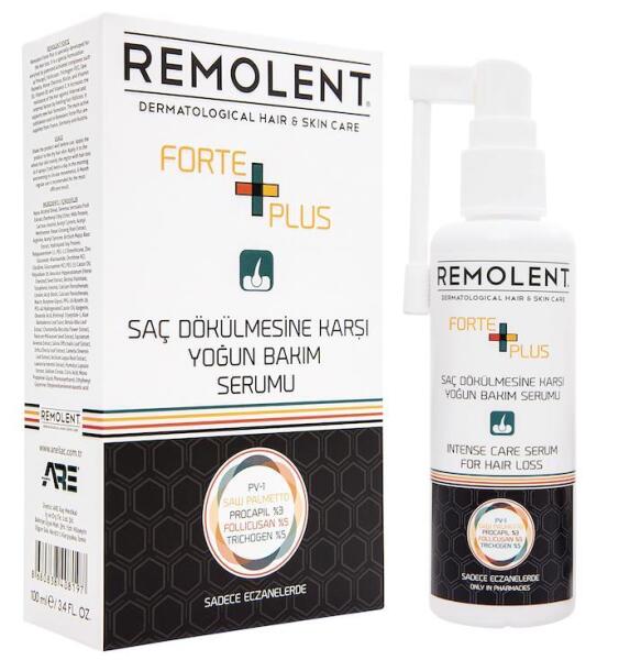 Remolent Forte Plus Saç Dökülmesine Karşı Yoğun Bakım Serumu 100 ML - 1