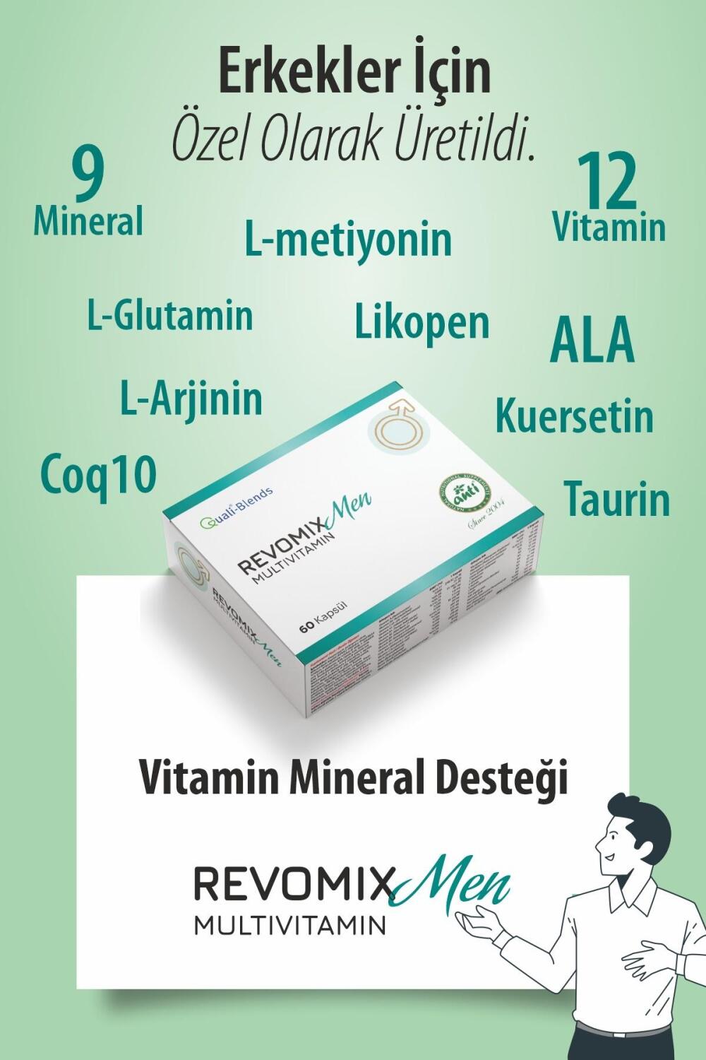 Revomix Men 60 Kapsül - 4