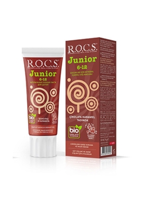 ROCS Junior 44171 Diş Macunu 60 ml / Çikolata Karamel - 1