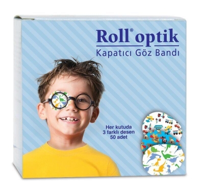 Roll Optik Kapatıcı Göz Bandı ERKEK 50 Adet - 1