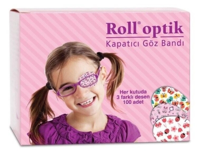 Roll Optik Kapatıcı Göz Bandı KIZ 100 Adet - 1