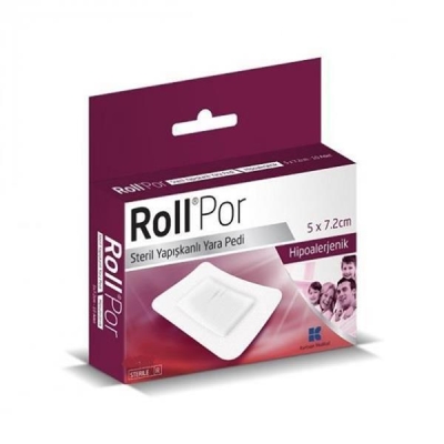 Roll Por 5X7.2 CM 50li Steril Yapıkanlı Yara Pedi - 1