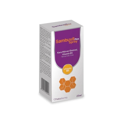 Sambuvit Plus Sprey Kara Mürver Ekstresi 25 ml - 1