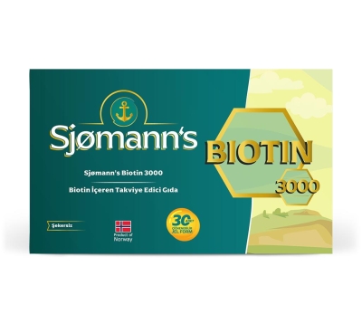 Sjomanns Biotin 3000 mcg 30 Çiğnenebilir Jel Form - 1