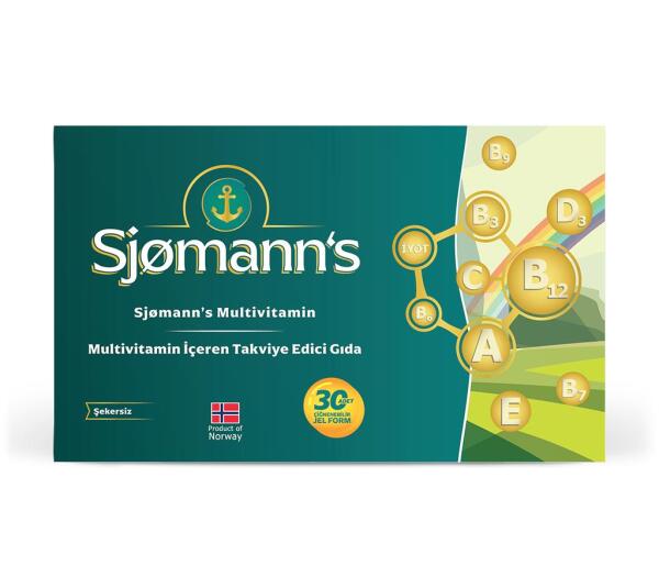 Sjomanns Multivitamin 30 Yumuşak Kapsül - 1