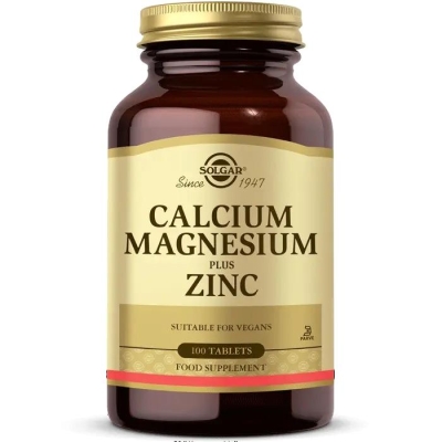 Solgar Calcium Magnesium Plus Zinc 100 Tablet - 1