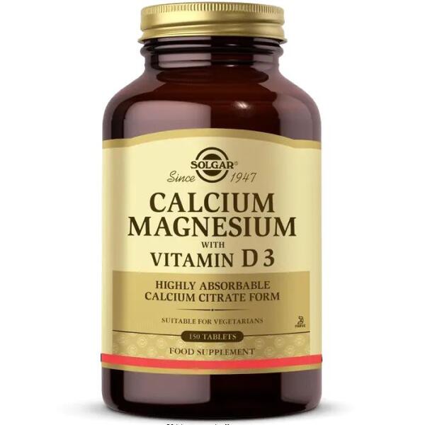 Solgar Calcium Magnesium with Vitamin D3 150 Tablet - 1