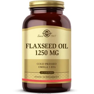 Solgar Flaxseed Oil 1250 mg 100 Softjel - 1