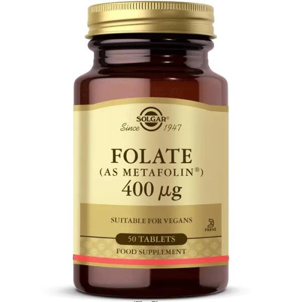 Solgar Folate 400 mcg 50 Tablet - 1