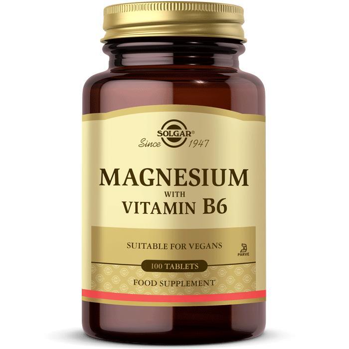 Solgar Magnesium Vitamin B6 100 Tablet - 1