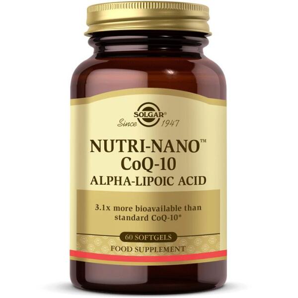 Solgar Nutri-Nano CoQ-10 Alpha Lipoic Acid 60 Kap. - 1