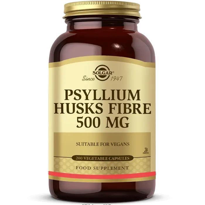 Solgar Psyllium Husks Fibre 500 mg 200 Kapsül - 1