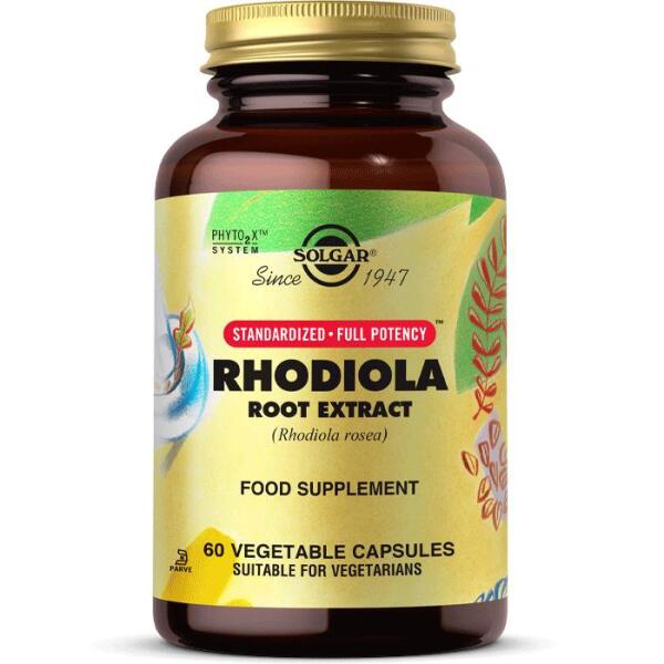 Solgar Rhodiola Root Ekstrat 60 Kapsül - 1