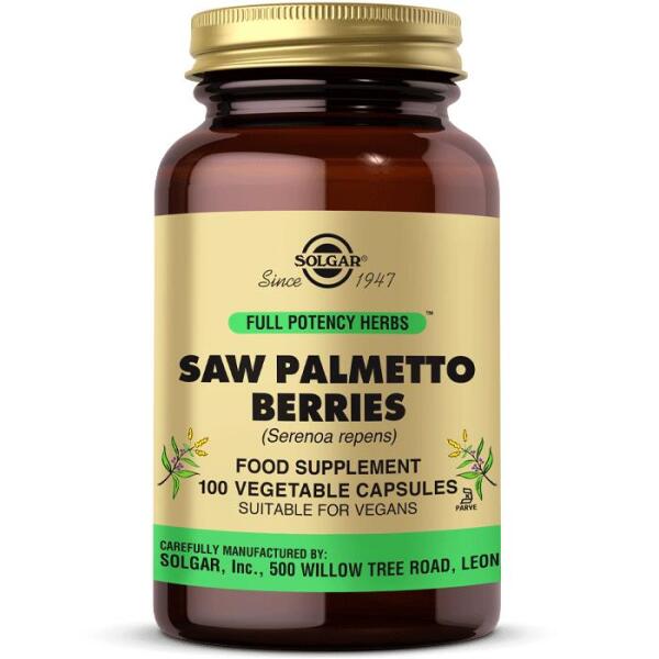 Solgar Saw Palmetto Berries 100 Tablet - 1