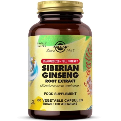 Solgar Siberian Ginseng Root Extract 60 Kapsül - 1